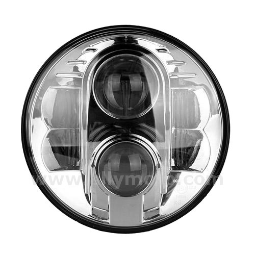 154 7 Inch Inch 48W 4450Lm Cree Led Headlight Dot Ece Hi-Lo Drl Wrangler Harley@2